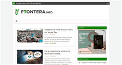 Desktop Screenshot of ftontera.info